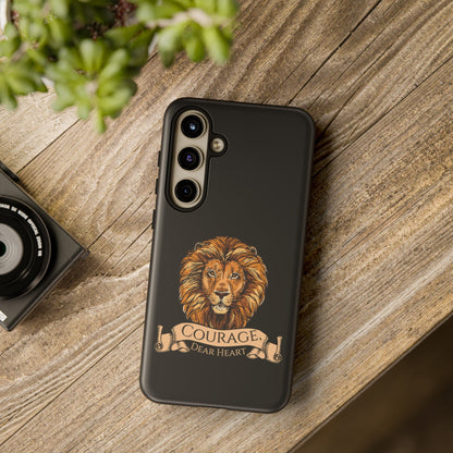 Aslan Courage Dear Heart Phone Case - Book Lovers