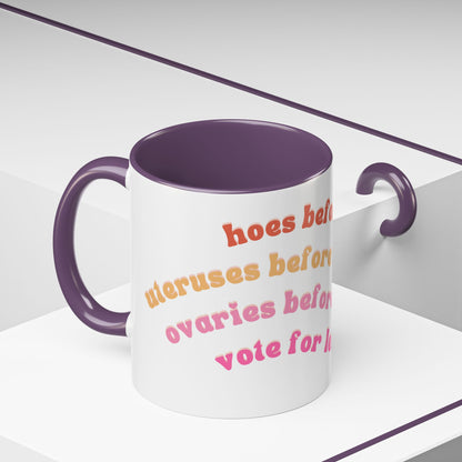 'Bros Before Hoes' Galentines - Parks and Rec Coffee Mug