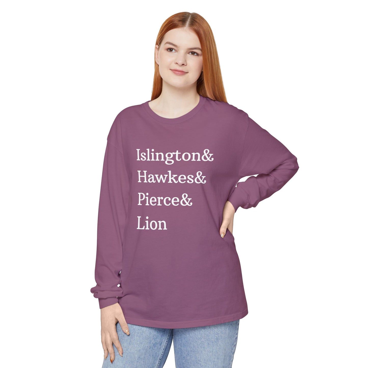 Emma M Lion Character Names - Long Sleeve T-Shirt