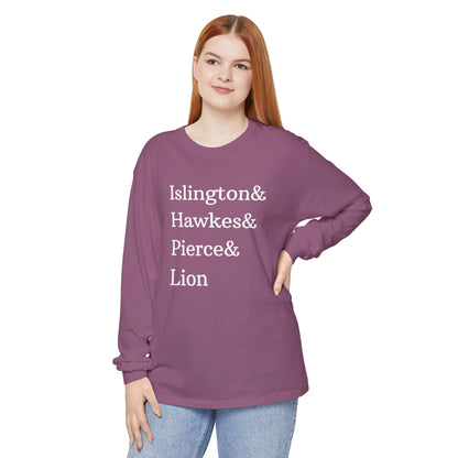 Emma M Lion Character Names - Long Sleeve T-Shirt