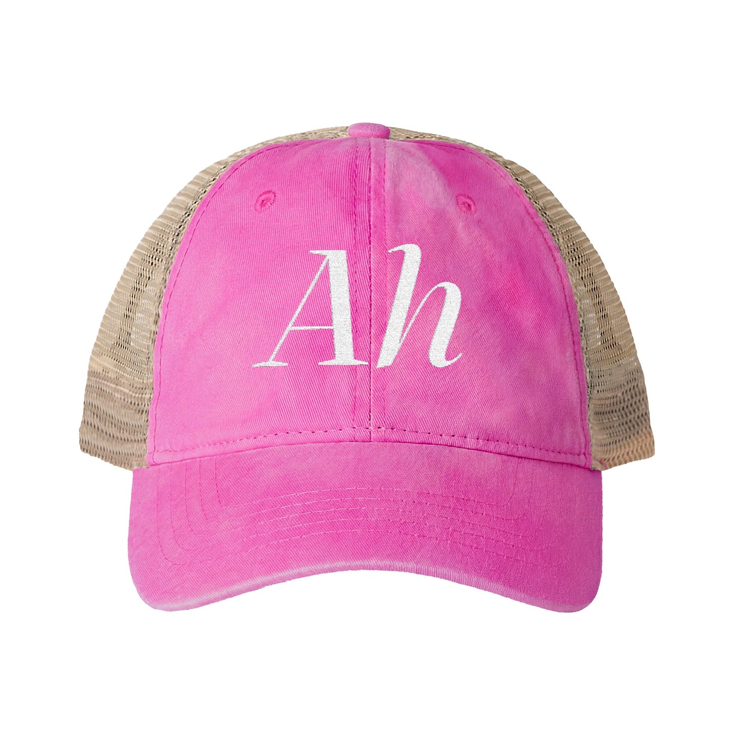 Ah - Emma M Lion Women's Mesh-Back Ponytail Cap