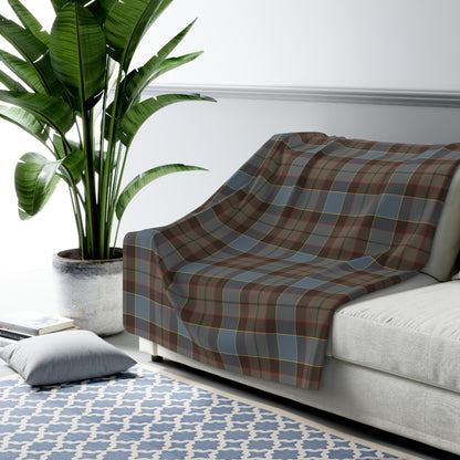 Outlander Fraser Tartan Sherpa Blanket