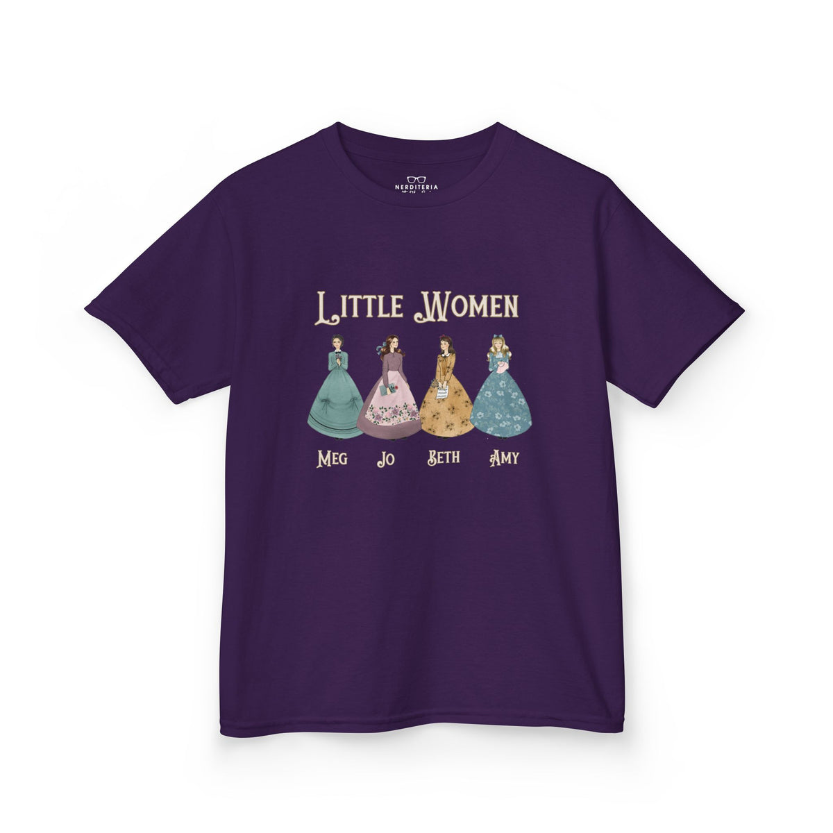 All Dressed Up - Little Women Kids' T-Shirt