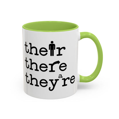 Their, There, They're Coffee Mug