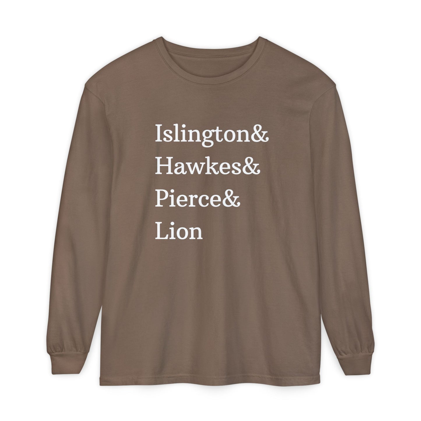 Emma M Lion Character Names - Long Sleeve T-Shirt