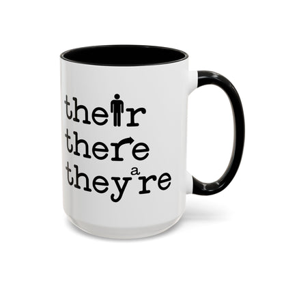 Their, There, They're Coffee Mug