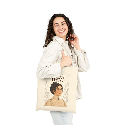 Well! - Emma M Lion Canvas Tote Bag