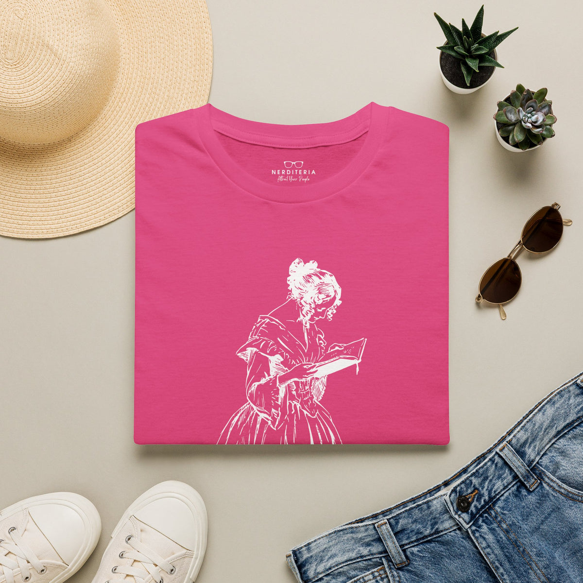 Obstinate Headstrong Girl - Jane Austen Quote Tee