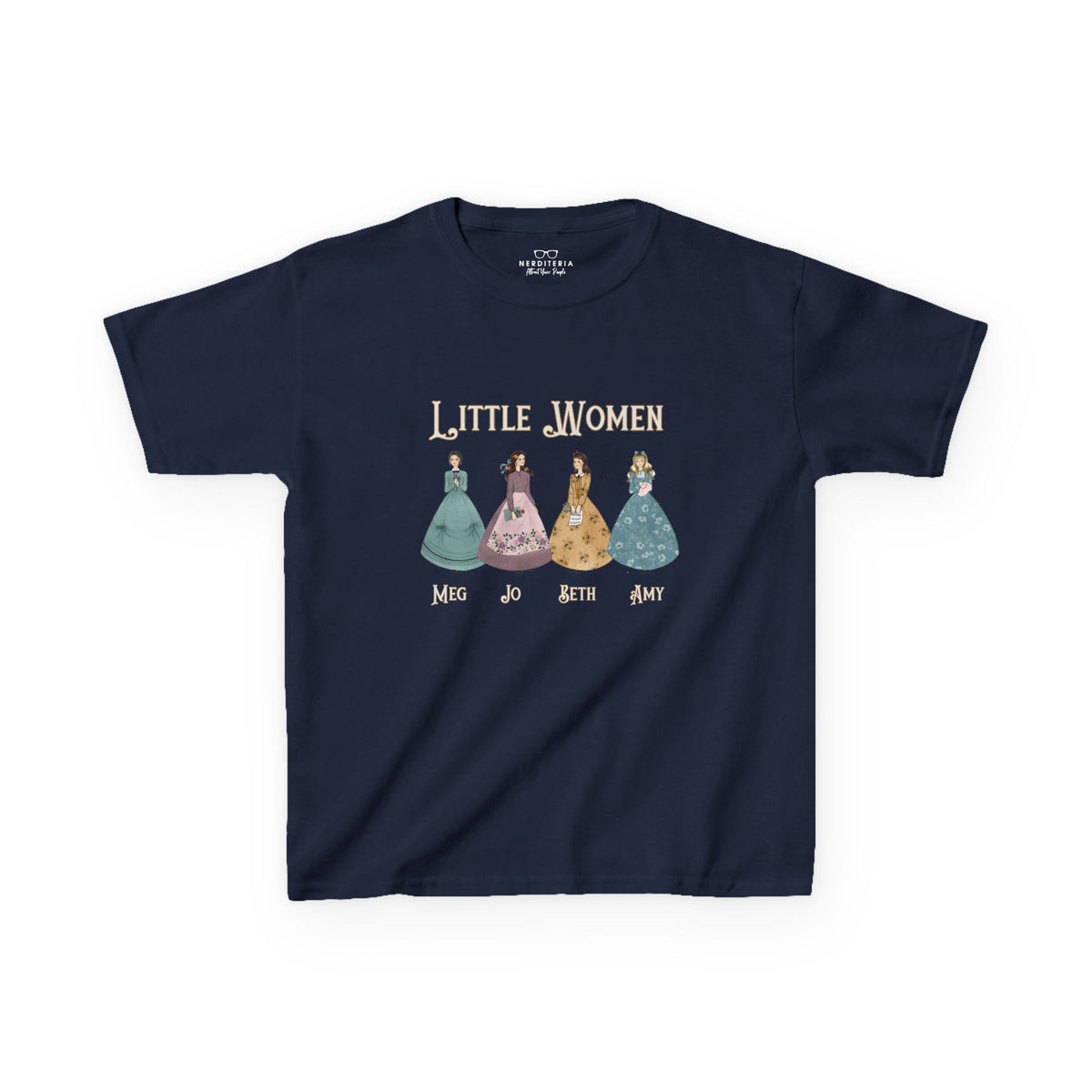 All Dressed Up - Little Women Kids' T-Shirt