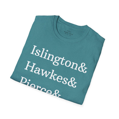 Emma M. Lion Character Names - Book Lovers Softstyle T-Shirt