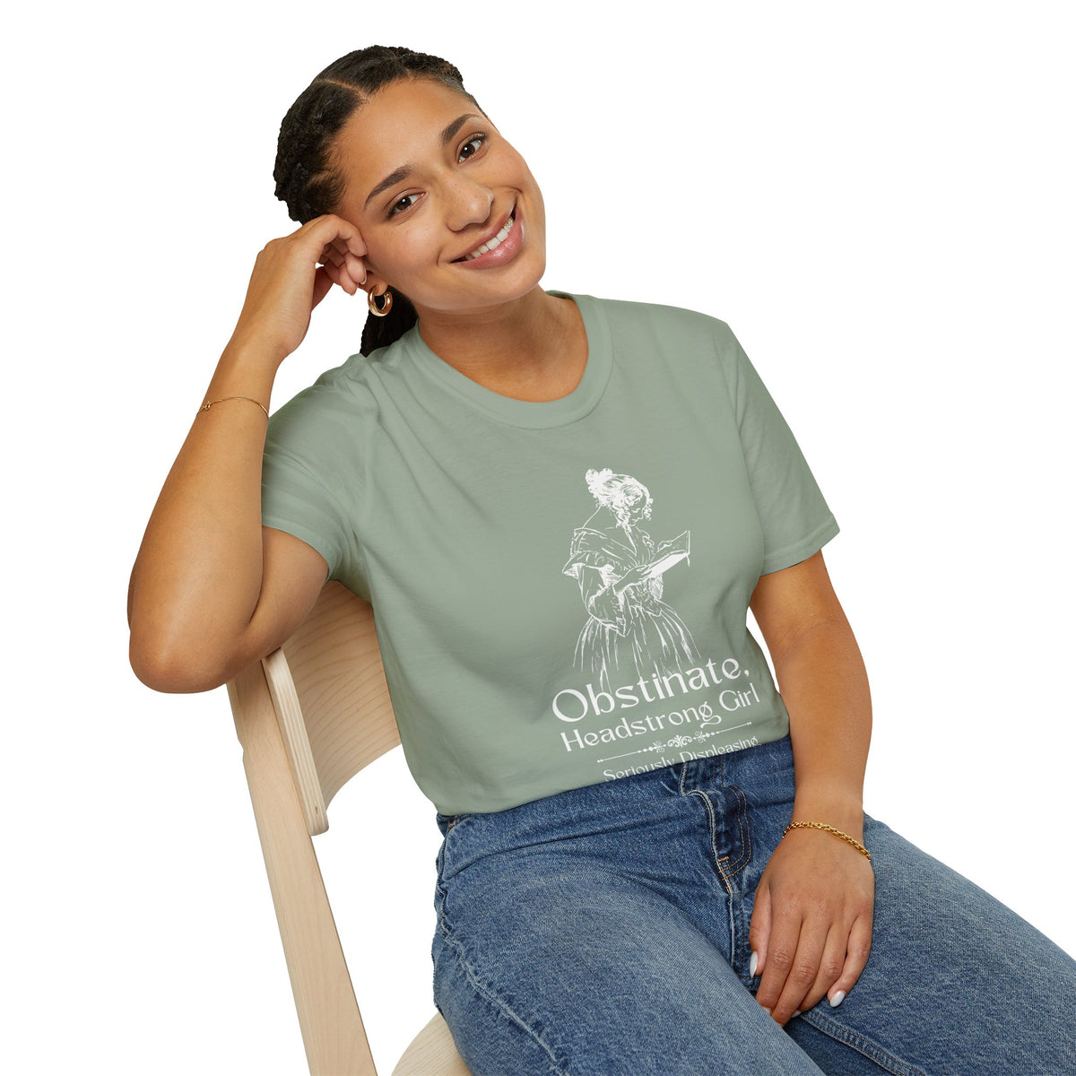 Obstinate Headstrong Girl - Jane Austen Quote Tee