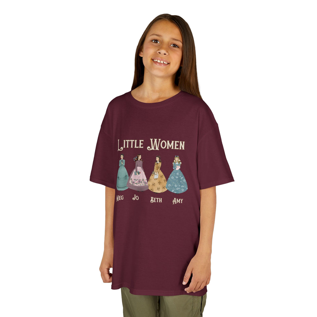 All Dressed Up - Little Women Kids' T-Shirt