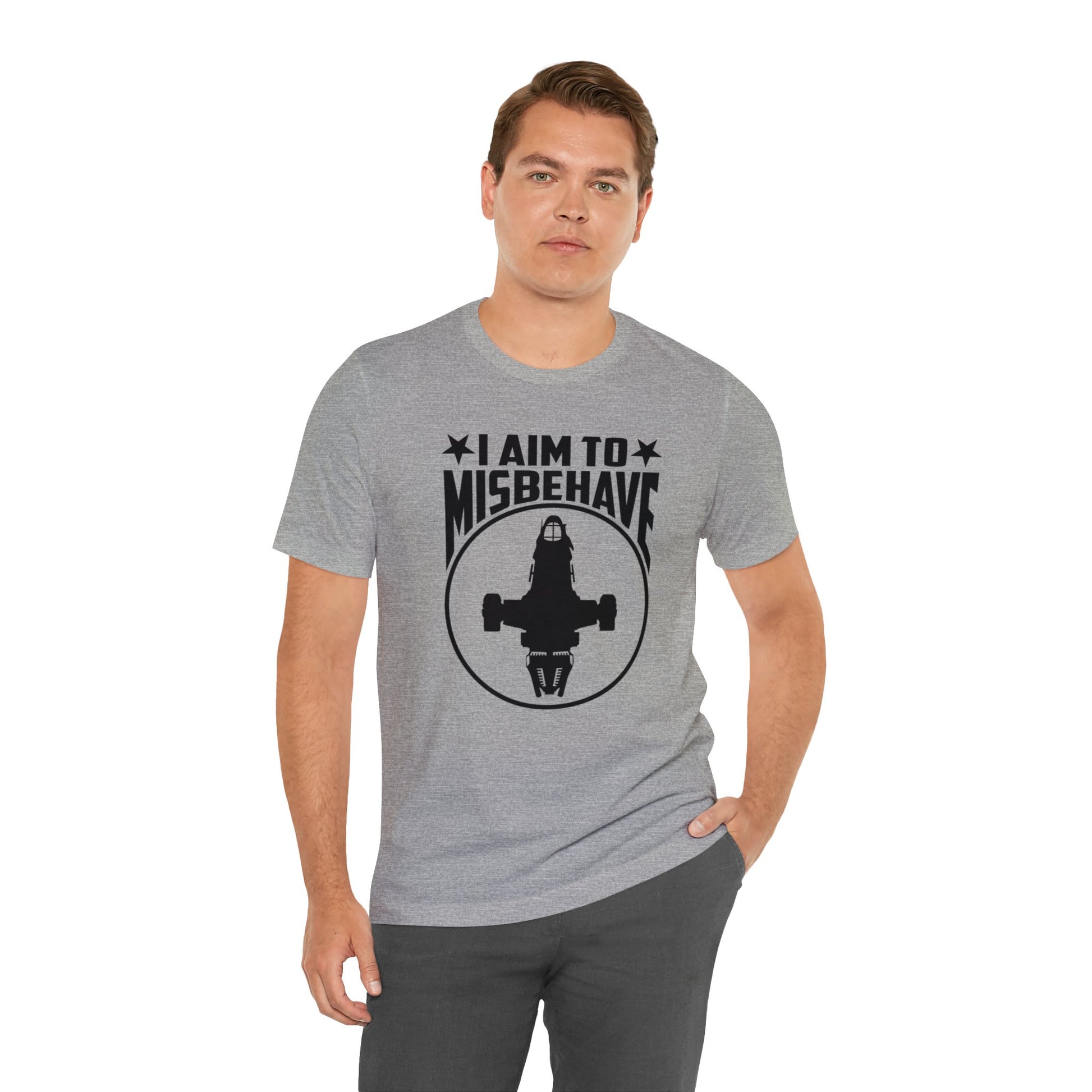 i aim to misbehave tshirt