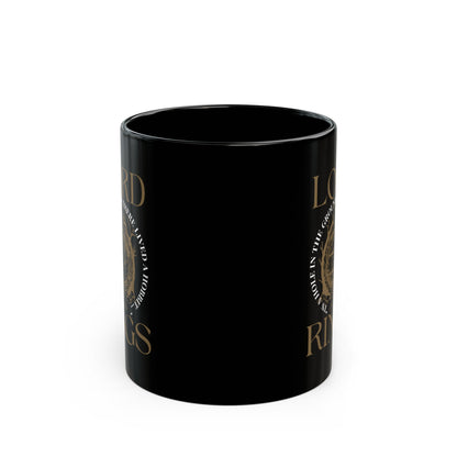Lord of the Rings Black Coffee Mug