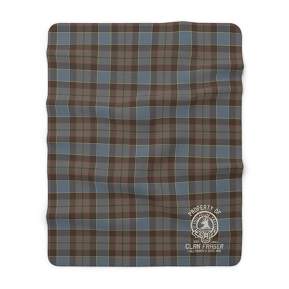 Fraser Tartan Sherpa Fleece – Outlander Blanket