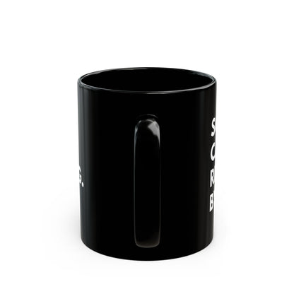 Sorry. Can't. Reading. Black Coffee Mug — Funny Book Lover Gift (11oz/15oz)