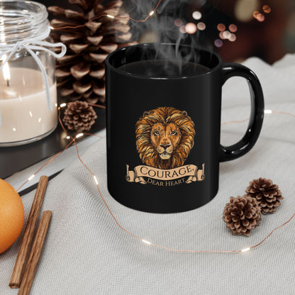 Aslan Courage Dear Heart - Chronicles of Narnia Coffee Mug