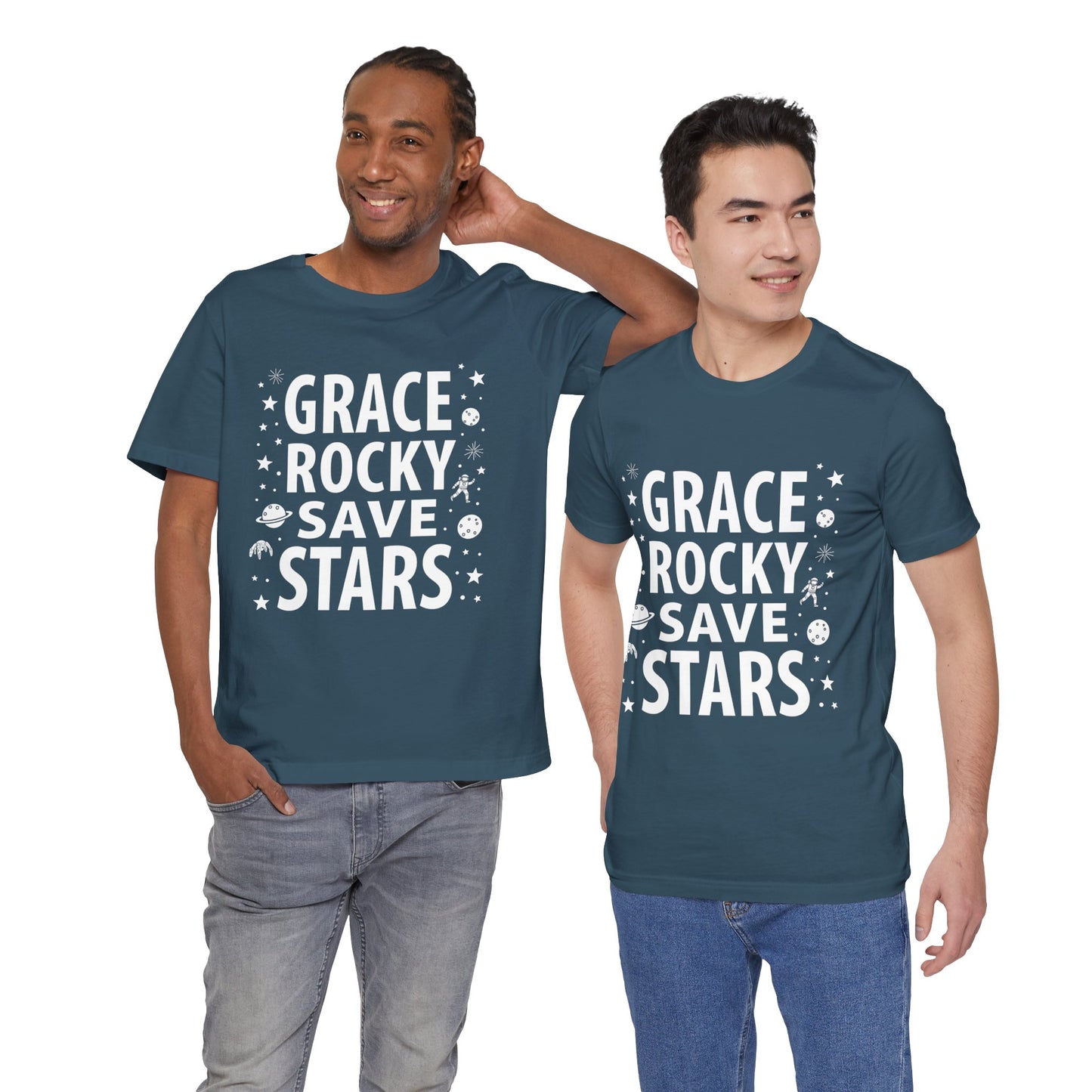 Grace Rocky Save Stars - Project Hail Mary T-Shirt