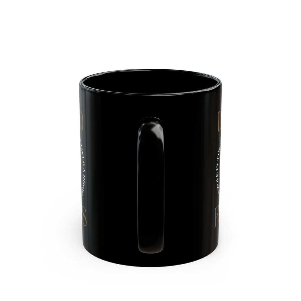 Lord of the Rings Black Coffee Mug