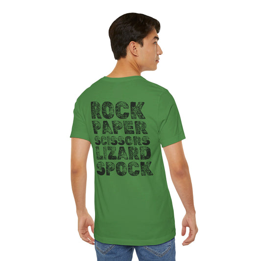 Rock Paper Scissors Lizard Spock - Big Bang Theory T-shirt