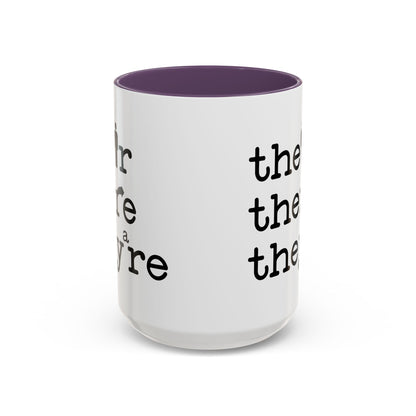Their, There, They're Coffee Mug
