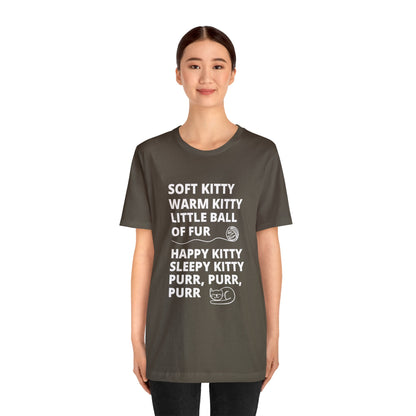 Soft Kitty Warm Kitty Unisex Jersey T-shirt - Big Bang Theory