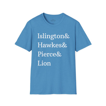 Emma M. Lion Character Names - Book Lovers Softstyle T-Shirt