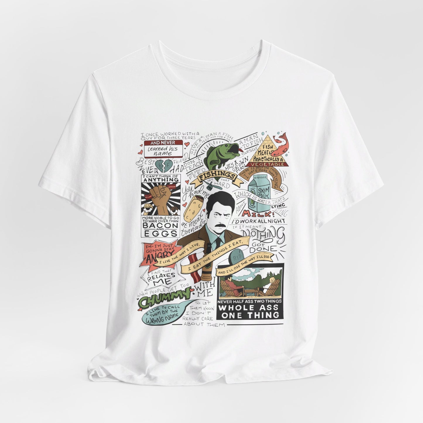 Ron Swanson Quotes - Parks and Rec T-shirt