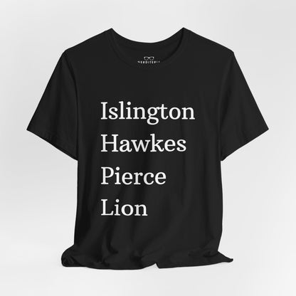 Islington Hawkes Pierce Lion (no &) Bella Canvas - Emma M Lion Shirt