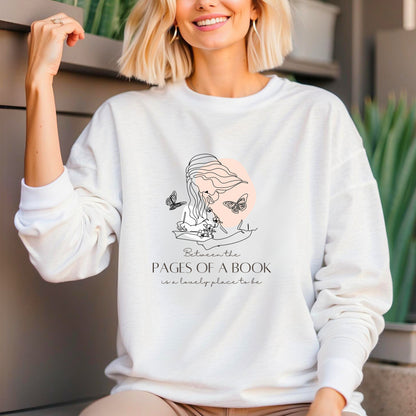 Between the Pages of a Book Sweatshirt - Book Lovers