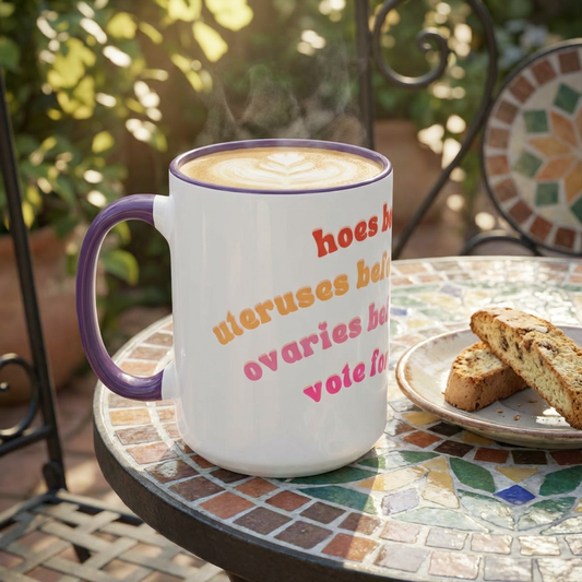 'Bros Before Hoes' Galentines - Parks and Rec Coffee Mug