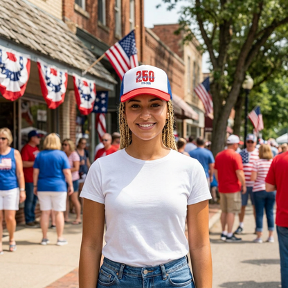 America's 250th Anniversary - Patriotic Trucker Hat