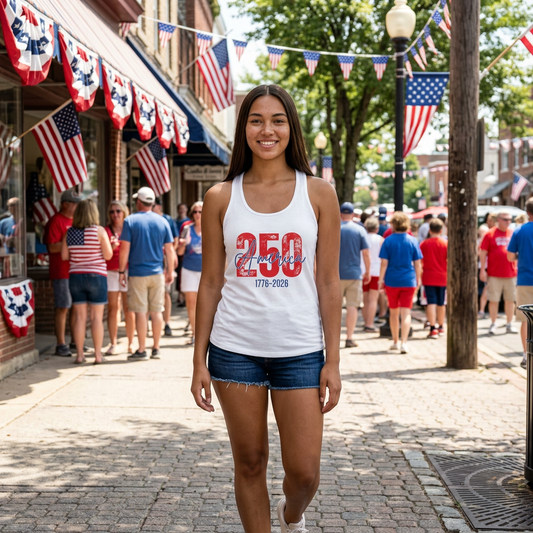 America's 250th Anniversary - Patriotic Women's Tank Top