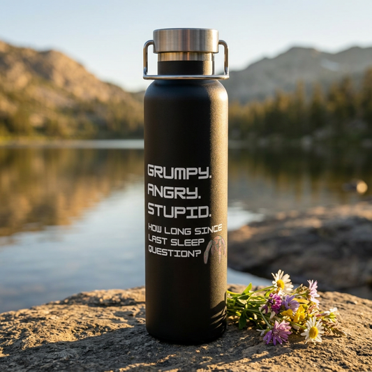 Grumpy Angry Stupid - Project Hail Mary Copper Vacuum Insulated Bottle