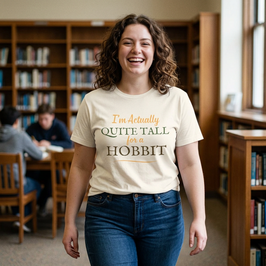 I'm Actually Quite Tall For A Hobbit - Lord of the Rings T-shirt