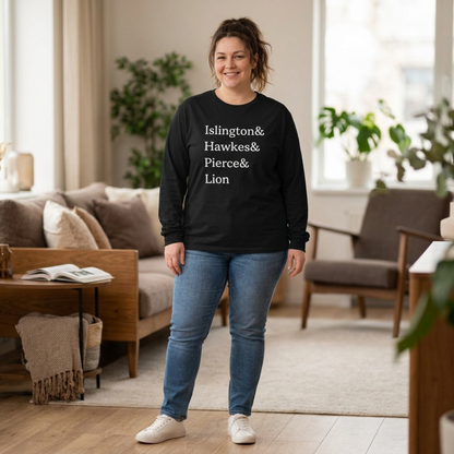Emma M Lion Character Names - Long Sleeve T-Shirt