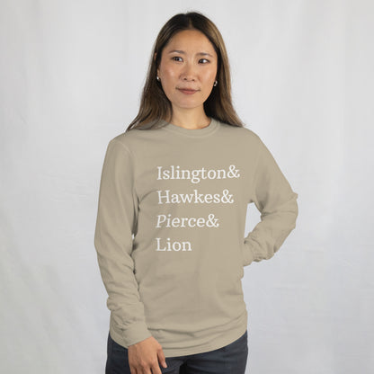 Emma M Lion Character Names - Long Sleeve T-Shirt