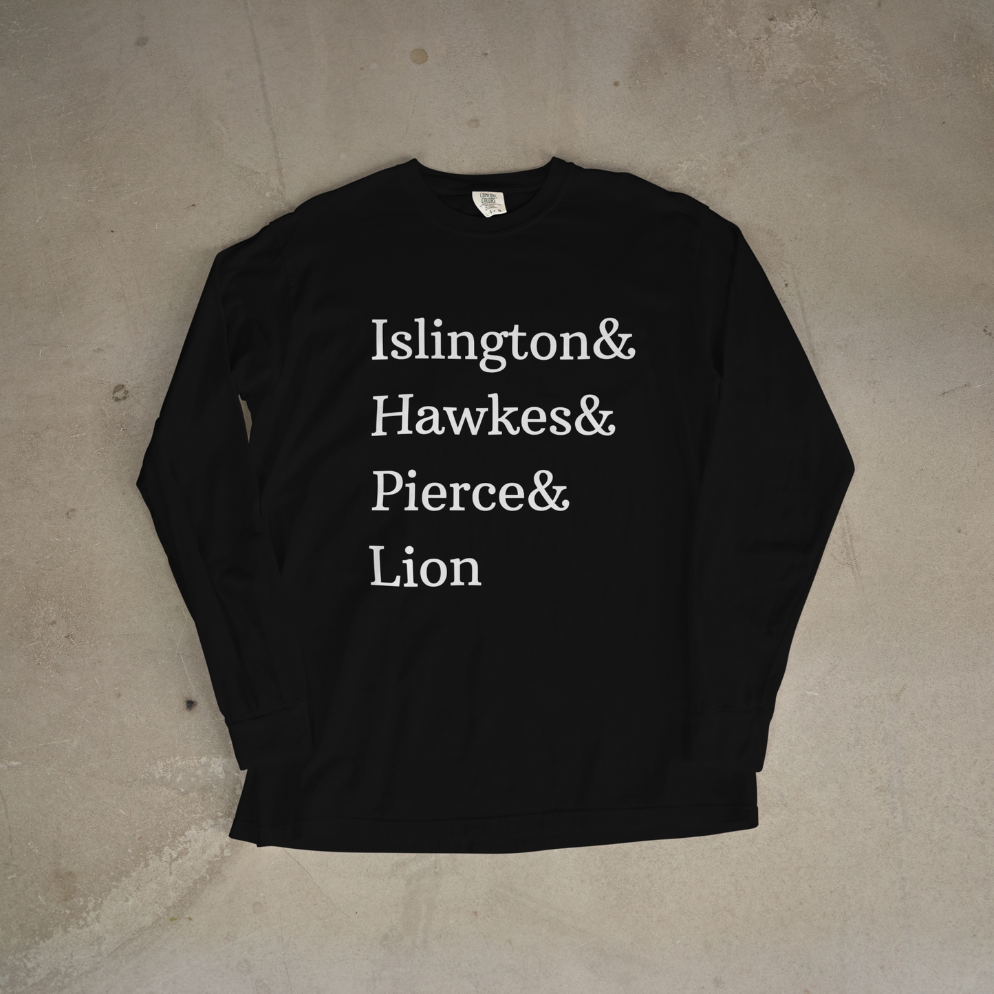 Emma M Lion Character Names - Long Sleeve T-Shirt