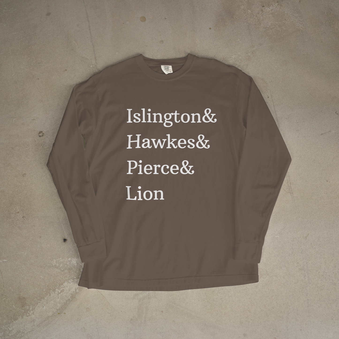 Emma M Lion Character Names - Long Sleeve T-Shirt