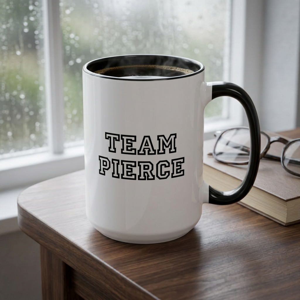 Team Pierce (& Tybalt) - Emma M Lion Coffee Mug