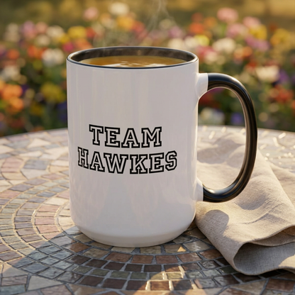 Team Hawkes - Emma M Lion Coffee Mug
