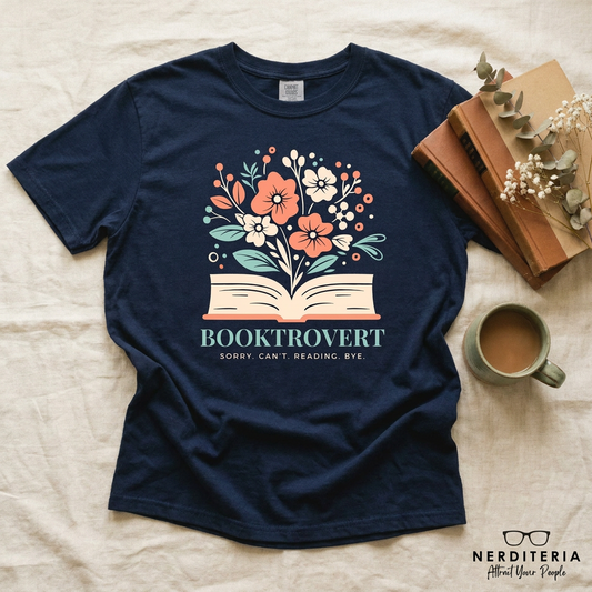 Booktrovert Oversized - Book Lovers T-shirt