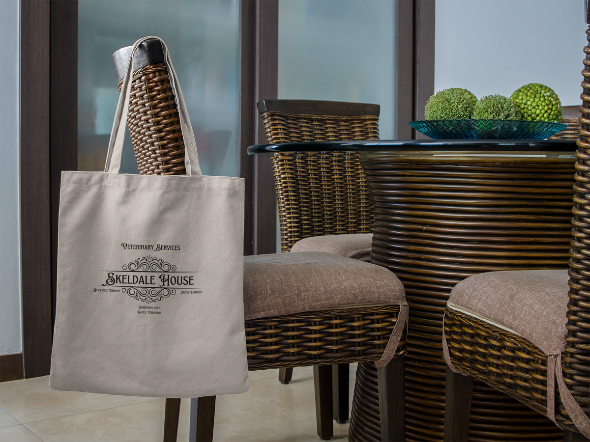 Skeldale House Canvas Tote Bag - All Creatures Great and Small