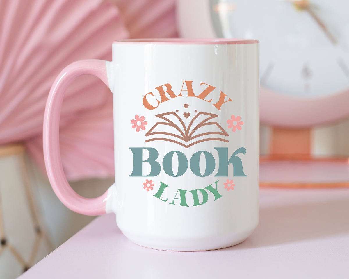 Crazy Book Lady - Book Lovers Coffee Mug