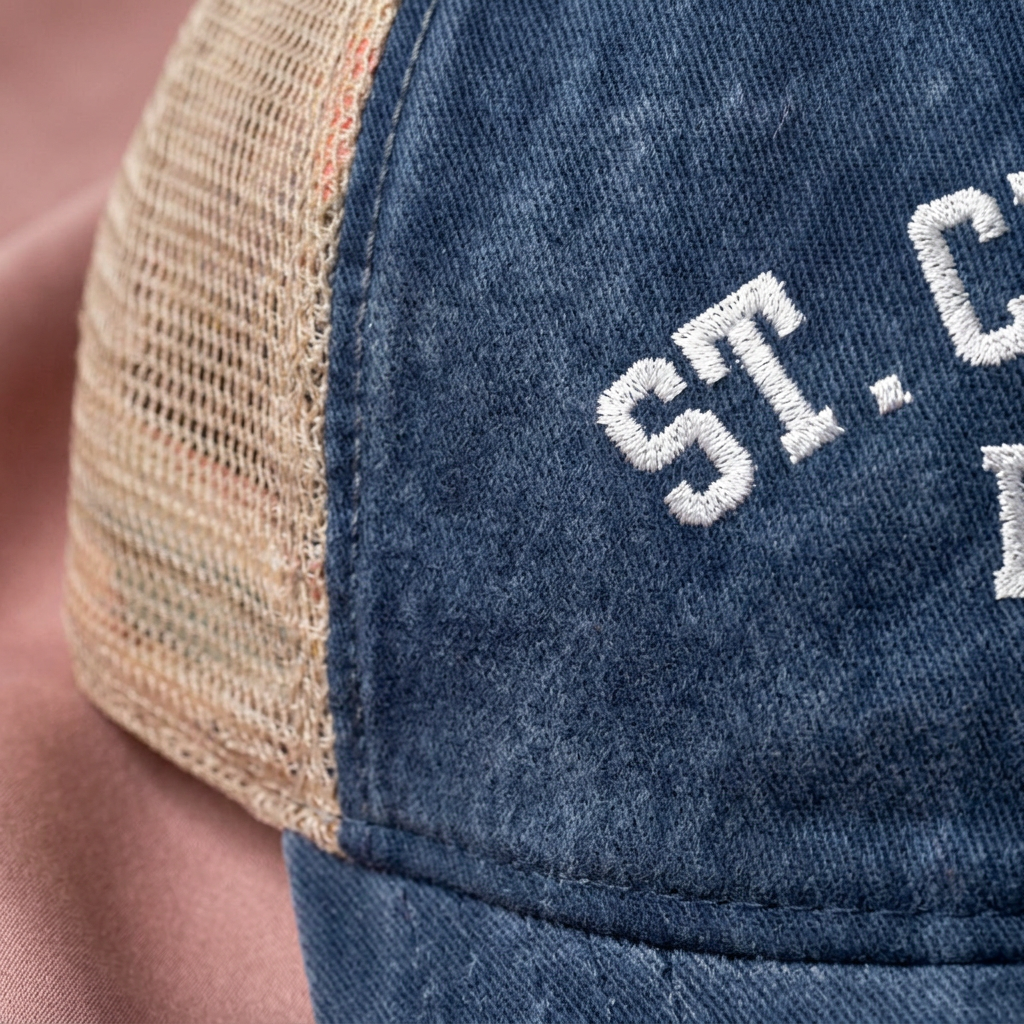 St. Crispian's Women's Washed Mesh-Back Cap - Emma M Lion Hat
