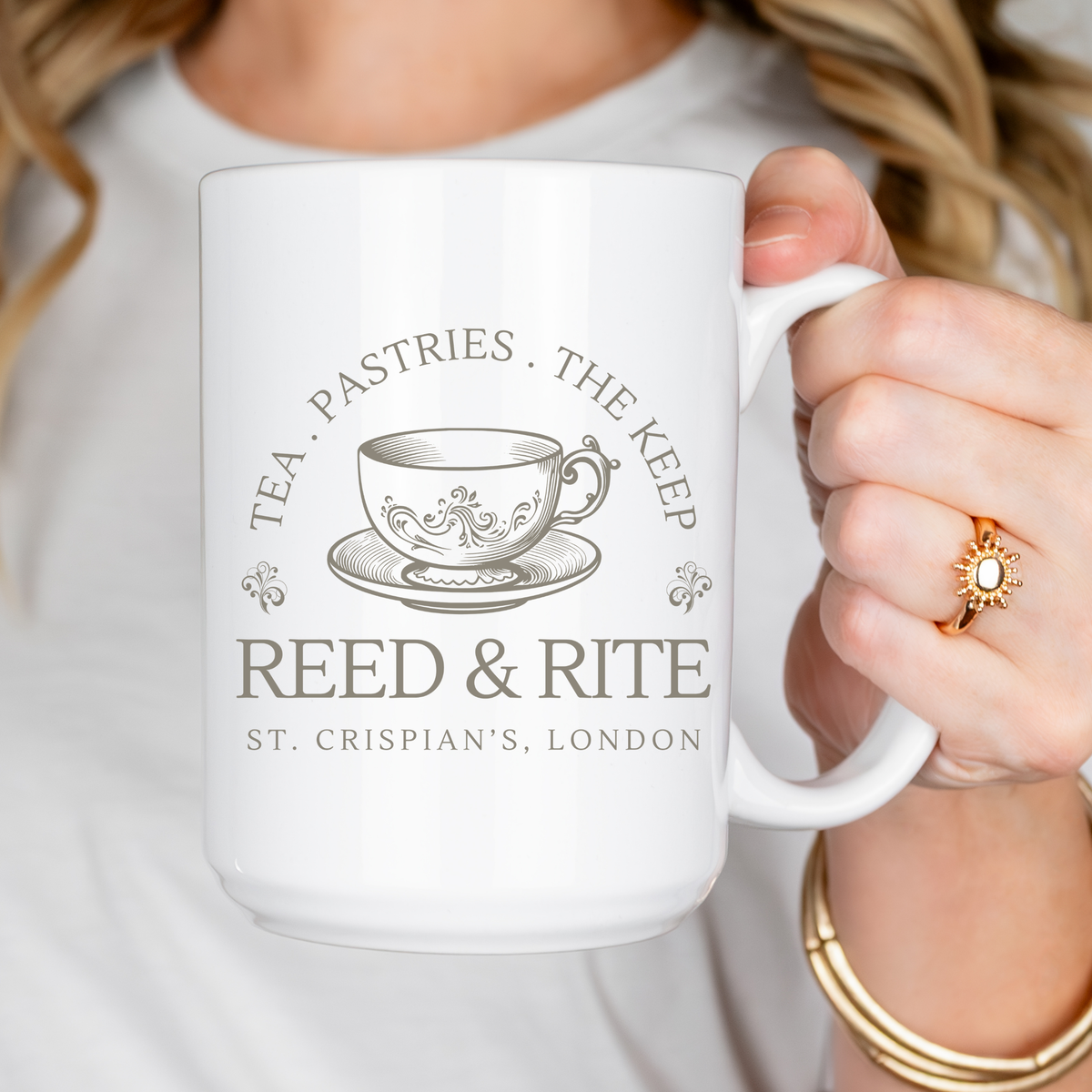 Reed & Rite St. Crispian's - Emma M Lion Coffee Mug