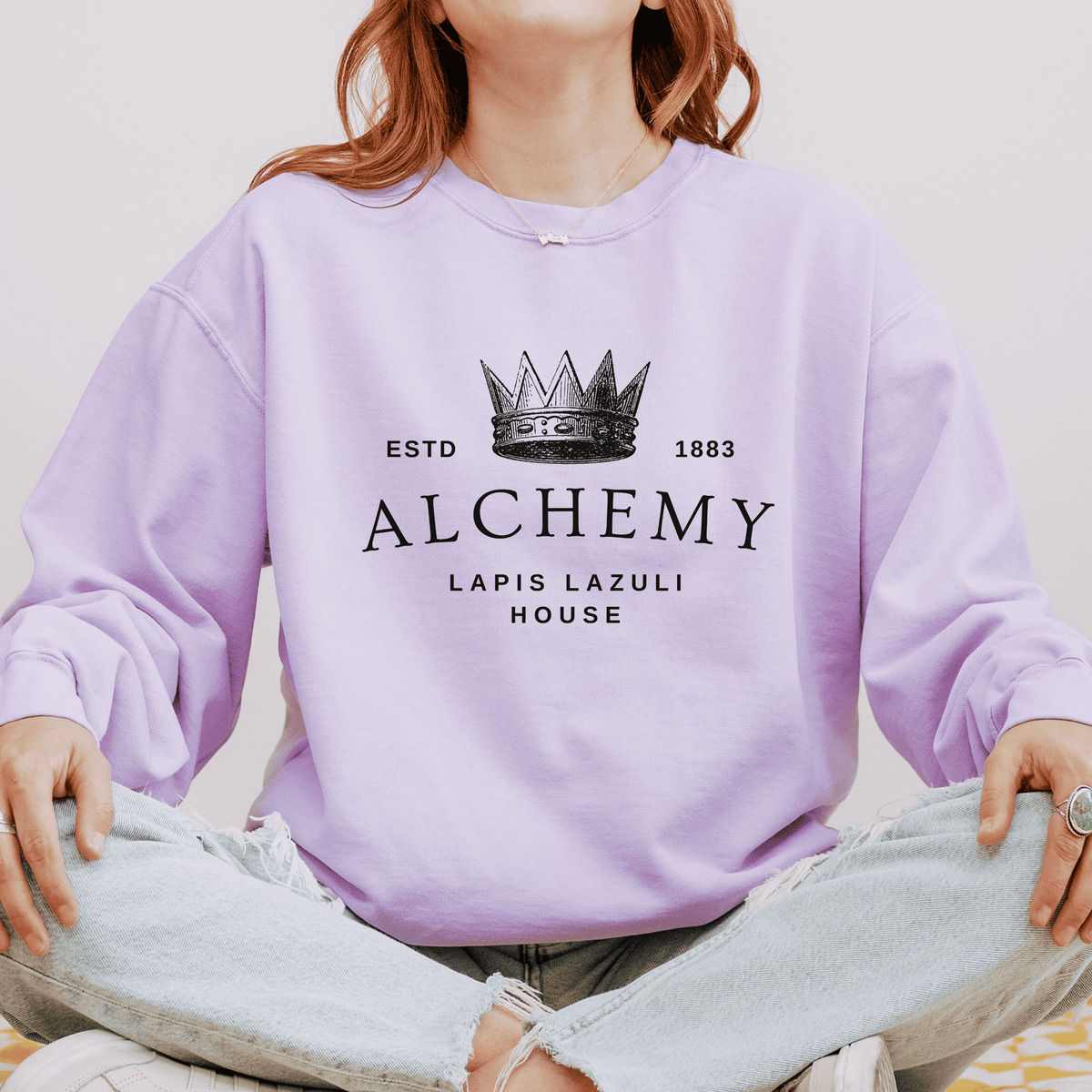Alchemy - Emma M Lion Comfort Colors Sweatshirt