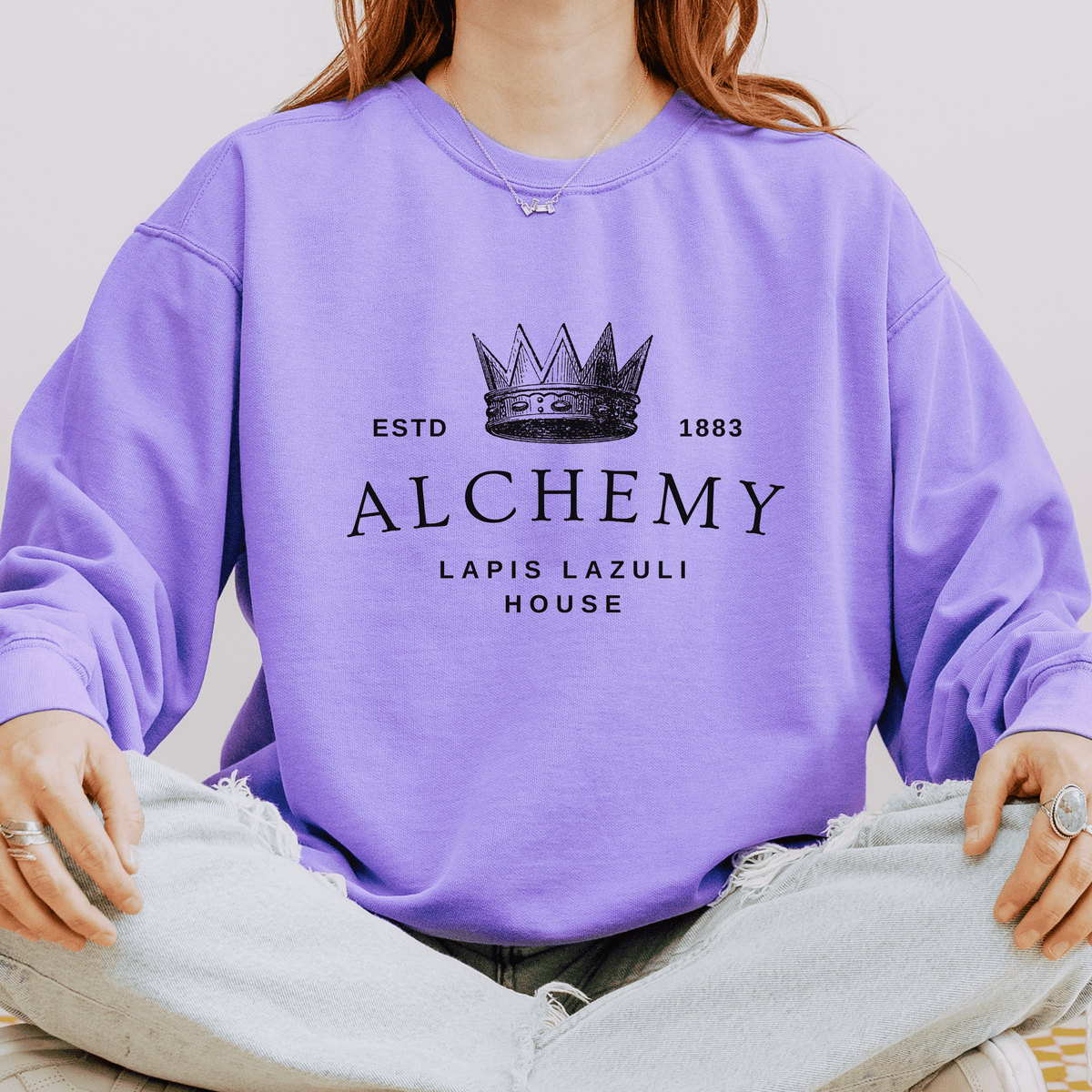 Alchemy - Emma M Lion Comfort Colors Sweatshirt