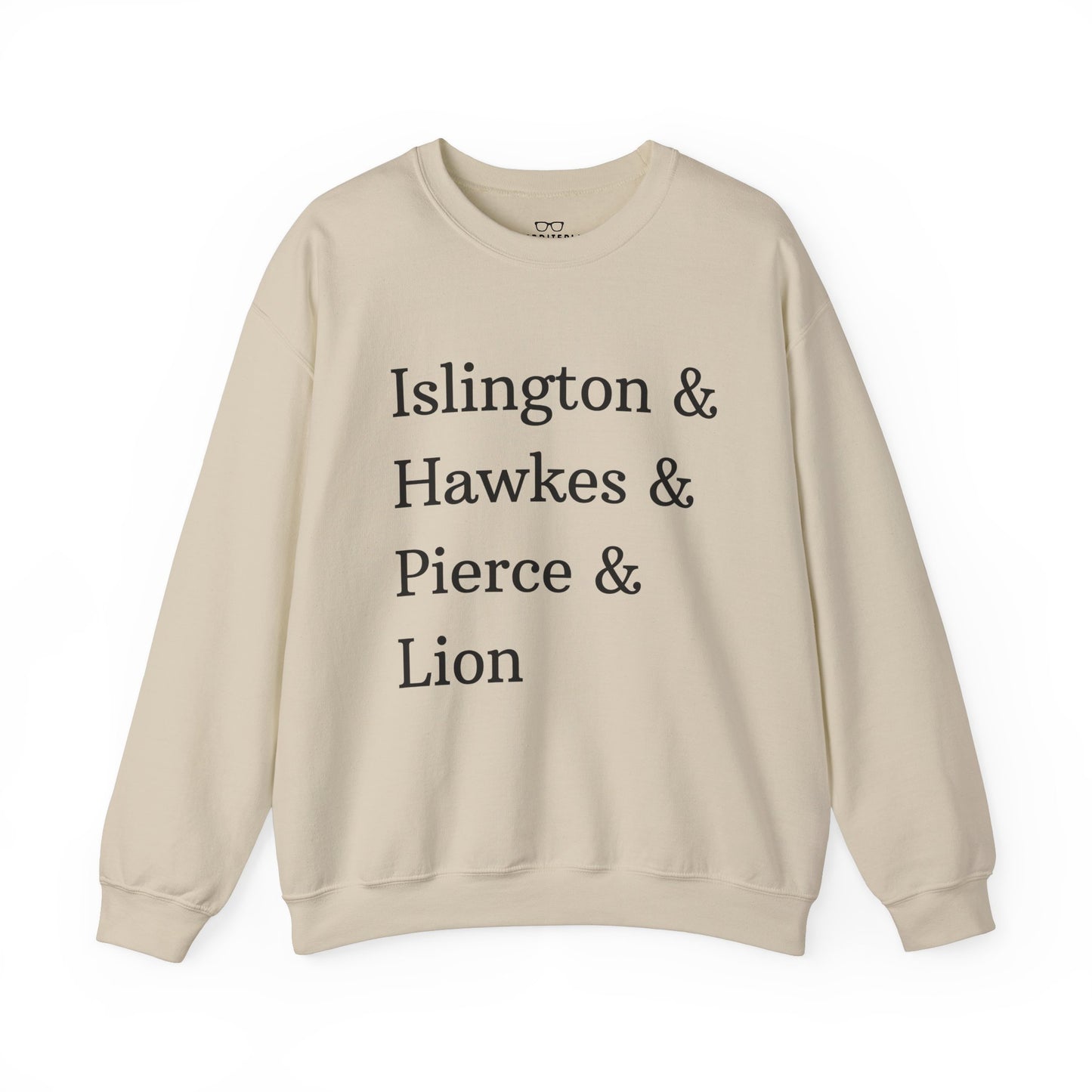 Emma M Lion Character Names Sweatshirt - Book Lovers