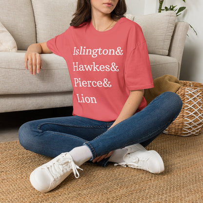 Emma M. Lion Character Names - Book Lovers Softstyle T-Shirt